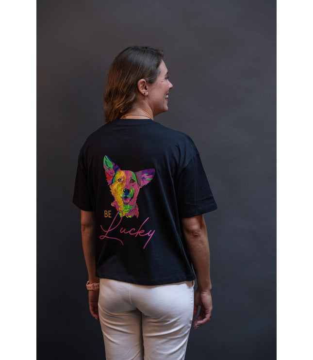 Cropped T-Shirt "Lucky"