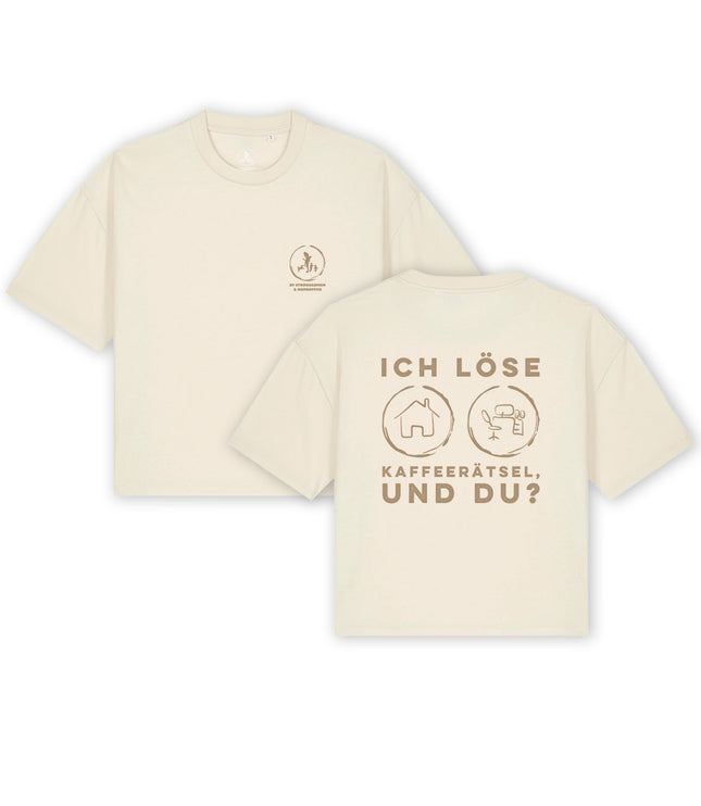Cropped T-Shirt "Kaffeerätsel"