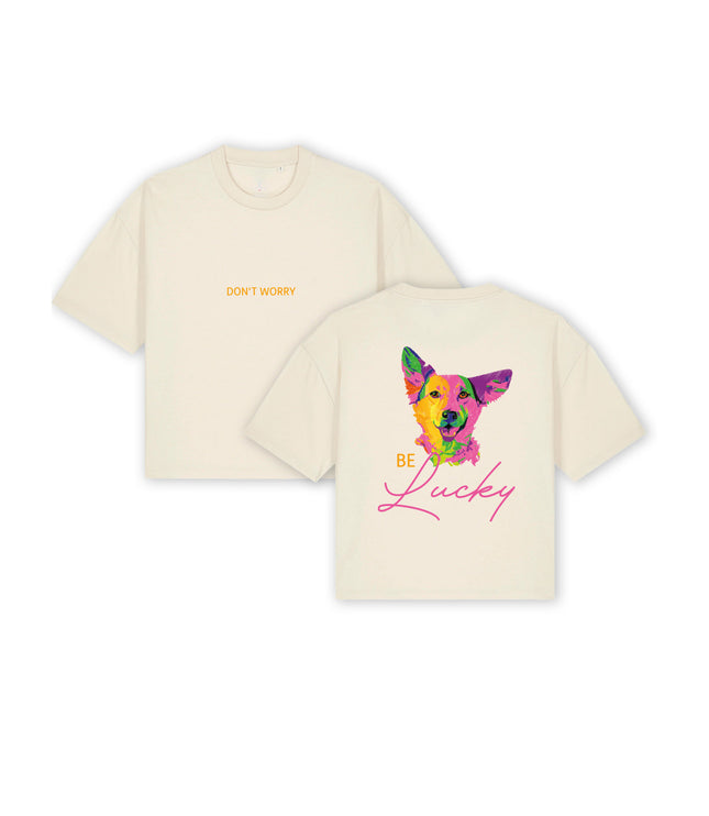 Cropped T-Shirt "Lucky"