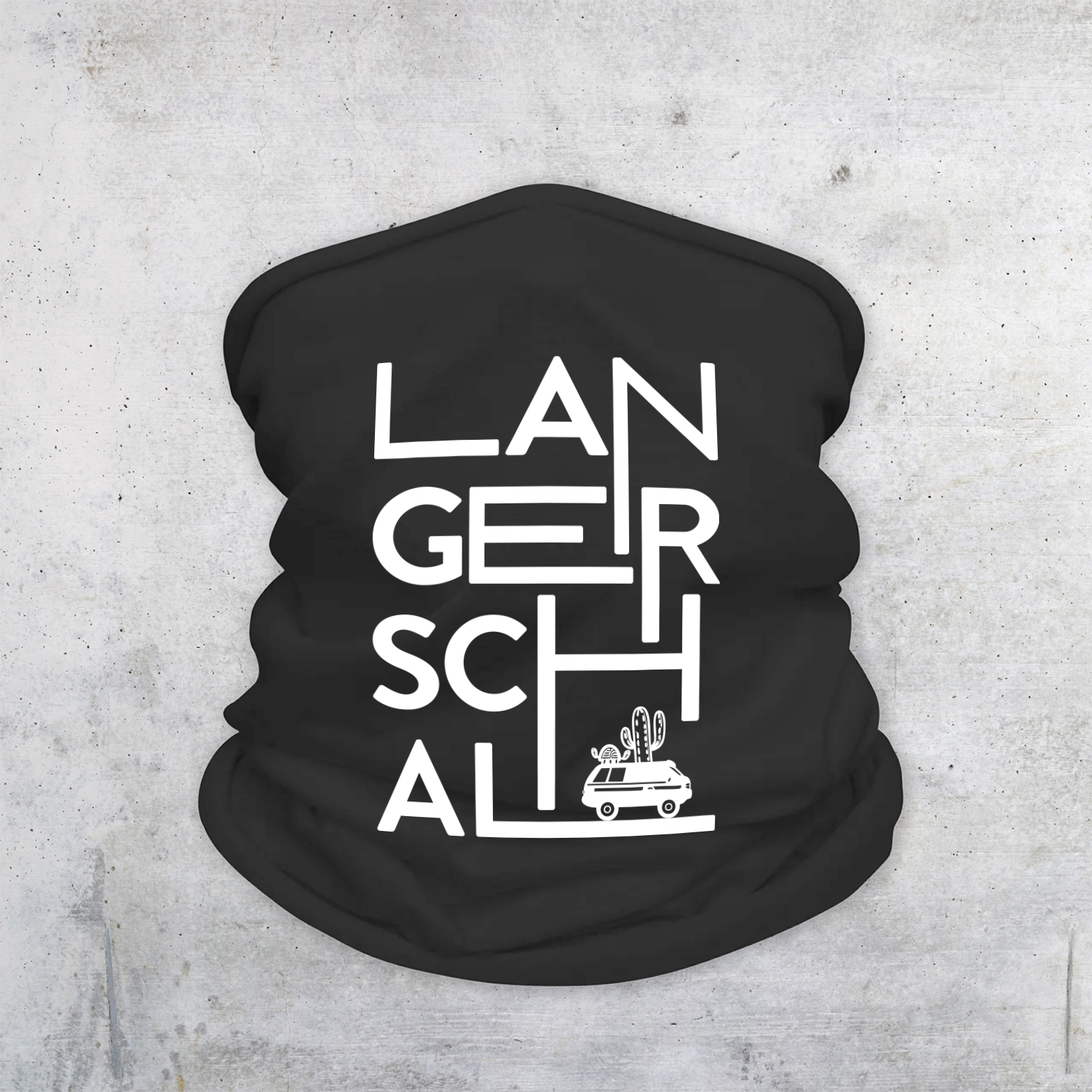 Langer Schal (Schlauchschal)
