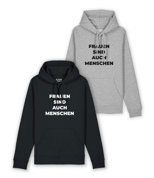 Hoodie "Frauen sind auch Menschen"