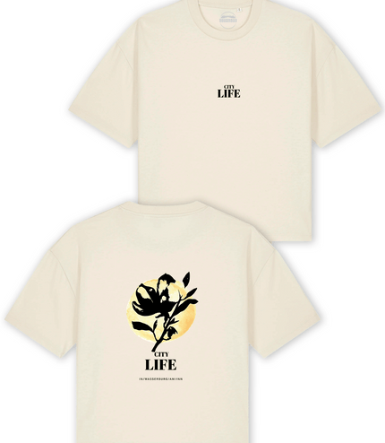 T-Shirt cropped "Mondschein Magnolie"